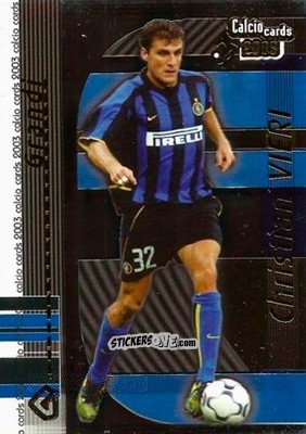 Sticker Vieri - Calcio Cards 2002-2003 n. G10 - Panini