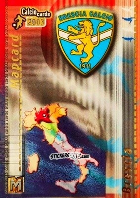 Sticker Brescia - Calcio Cards 2002-2003 n. M3 - Panini