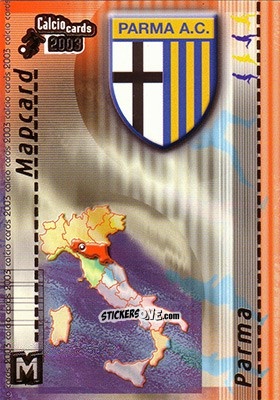 Sticker Parma - Calcio Cards 2002-2003 n. M12 - Panini