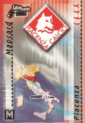Sticker Piacenza - Calcio Cards 2002-2003 n. M14 - Panini