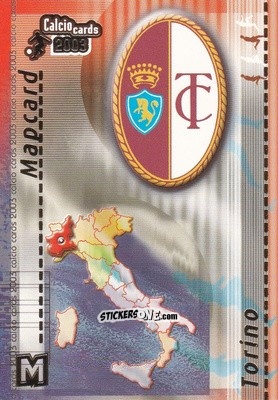 Sticker Torino - Calcio Cards 2002-2003 n. M17 - Panini