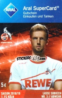 Sticker Lasse Sobiech - 1.FC Köln 2018-2019
 - Aral