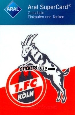 Sticker Logo - 1.FC Köln 2018-2019
 n. 1 - Aral