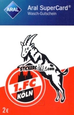 Sticker Logo 2€ - 1.FC Köln 2018-2019
 n. 2 - Aral