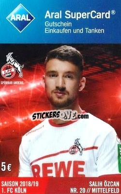 Sticker Sinan Özcan - 1.FC Köln 2018-2019
 - Aral