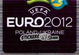 Sticker Official logo - UEFA Euro Poland-Ukraine 2012. Deutschland edition n. 2 - Panini