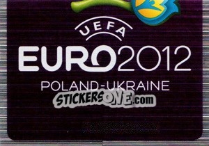 Sticker Official logo - UEFA Euro Poland-Ukraine 2012. Deutschland edition - Panini