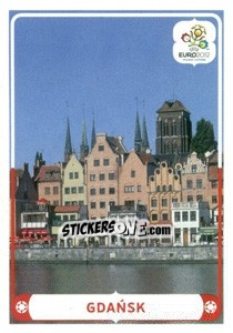Sticker Gdańsk - UEFA Euro Poland-Ukraine 2012. Deutschland edition - Panini