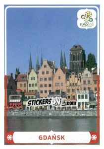 Sticker Gdańsk - UEFA Euro Poland-Ukraine 2012. Deutschland edition n. 6 - Panini