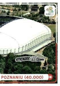Sticker Stadion Miejski w Poznaniu - UEFA Euro Poland-Ukraine 2012. Deutschland edition - Panini