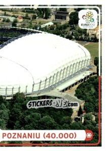 Sticker Stadion Miejski w Poznaniu - UEFA Euro Poland-Ukraine 2012. Deutschland edition n. 11 - Panini