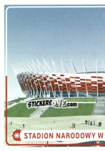 Sticker Stadion Narodowy w Warszawie - UEFA Euro Poland-Ukraine 2012. Deutschland edition n. 14 - Panini