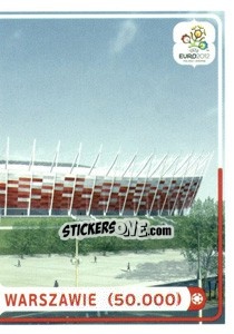 Sticker Stadion Narodowy w Warszawie - UEFA Euro Poland-Ukraine 2012. Deutschland edition n. 15 - Panini