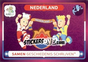 Sticker Samen Geschiedenis Schrijven - UEFA Euro Poland-Ukraine 2012. Deutschland edition - Panini