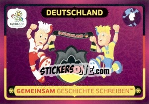 Figurina Gemeinsam Geschichte Schreiben - UEFA Euro Poland-Ukraine 2012. Deutschland edition - Panini