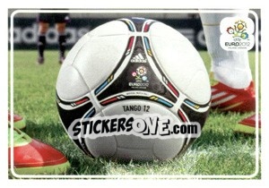 Sticker Official ball - UEFA Euro Poland-Ukraine 2012. Deutschland edition n. 46 - Panini