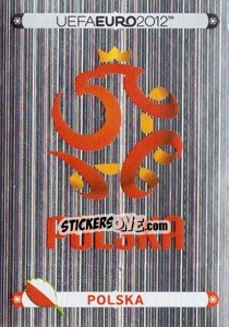 Sticker Badge - Polska - UEFA Euro Poland-Ukraine 2012. Deutschland edition n. 50 - Panini