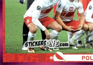 Sticker Team - Polska - UEFA Euro Poland-Ukraine 2012. Deutschland edition n. 53 - Panini