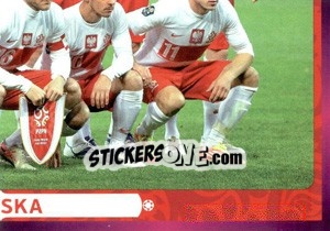Sticker Team - Polska - UEFA Euro Poland-Ukraine 2012. Deutschland edition - Panini