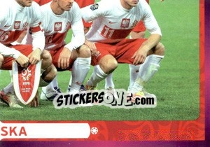 Sticker Team - Polska - UEFA Euro Poland-Ukraine 2012. Deutschland edition n. 54 - Panini