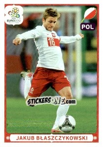 Sticker Jakub Błaszczykowski - UEFA Euro Poland-Ukraine 2012. Deutschland edition n. 75 - Panini