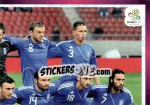 Sticker Team - Hellas - UEFA Euro Poland-Ukraine 2012. Deutschland edition n. 81 - Panini