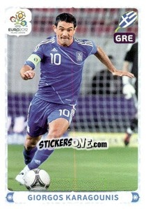 Sticker Giorgos Karagounis - UEFA Euro Poland-Ukraine 2012. Deutschland edition n. 105 - Panini