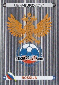 Sticker Badge - Rossija - UEFA Euro Poland-Ukraine 2012. Deutschland edition - Panini