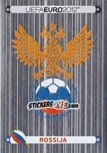 Cromo Badge - Rossija - UEFA Euro Poland-Ukraine 2012. Deutschland edition - Panini