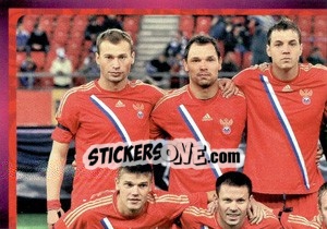 Sticker Team - Rossija - UEFA Euro Poland-Ukraine 2012. Deutschland edition - Panini
