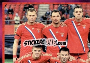 Sticker Team - Rossija - UEFA Euro Poland-Ukraine 2012. Deutschland edition n. 109 - Panini