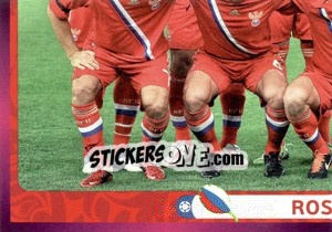 Sticker Team - Rossija - UEFA Euro Poland-Ukraine 2012. Deutschland edition n. 111 - Panini