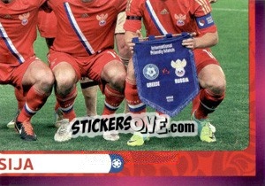 Sticker Team - Rossija - UEFA Euro Poland-Ukraine 2012. Deutschland edition n. 112 - Panini