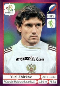 Figurina Yuri Zhirkov - UEFA Euro Poland-Ukraine 2012. Deutschland edition - Panini