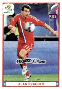 Sticker Alan Dzagoev - UEFA Euro Poland-Ukraine 2012. Deutschland edition n. 133 - Panini