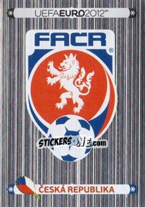Sticker Badge - Ceská Republika - UEFA Euro Poland-Ukraine 2012. Deutschland edition - Panini