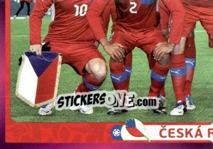 Sticker Team - Ceská Republika - UEFA Euro Poland-Ukraine 2012. Deutschland edition n. 140 - Panini