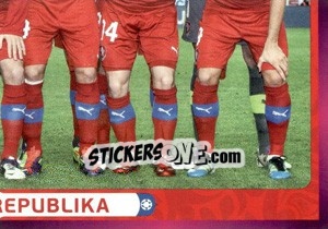 Sticker Team - Ceská Republika - UEFA Euro Poland-Ukraine 2012. Deutschland edition n. 141 - Panini