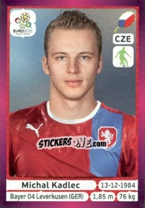 Sticker Michal Kadlec - UEFA Euro Poland-Ukraine 2012. Deutschland edition n. 144 - Panini