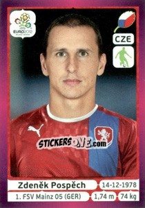 Cromo Zdeněk Pospěch - UEFA Euro Poland-Ukraine 2012. Deutschland edition n. 146 - Panini