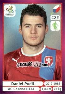 Sticker Daniel Pudil - UEFA Euro Poland-Ukraine 2012. Deutschland edition n. 149 - Panini