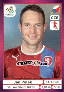 Cromo Jan Polák - UEFA Euro Poland-Ukraine 2012. Deutschland edition - Panini