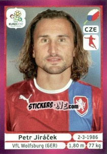 Sticker Petr Jirácek - UEFA Euro Poland-Ukraine 2012. Deutschland edition n. 153 - Panini