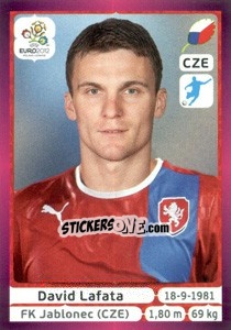 Sticker David Lafata - UEFA Euro Poland-Ukraine 2012. Deutschland edition - Panini