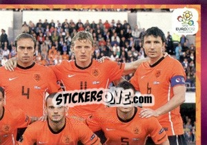 Sticker Team - Nederland - UEFA Euro Poland-Ukraine 2012. Deutschland edition - Panini
