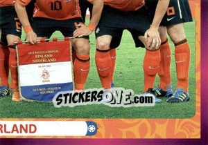 Sticker Team - Nederland - UEFA Euro Poland-Ukraine 2012. Deutschland edition - Panini