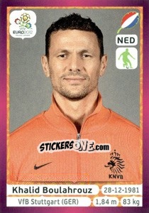 Sticker Khalid Boulahrouz - UEFA Euro Poland-Ukraine 2012. Deutschland edition n. 177 - Panini