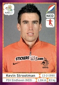 Sticker Kevin Strootman - UEFA Euro Poland-Ukraine 2012. Deutschland edition n. 180 - Panini