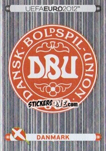 Sticker Badge - Danmark - UEFA Euro Poland-Ukraine 2012. Deutschland edition n. 195 - Panini