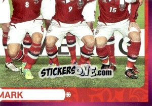 Sticker Team - Danmark - UEFA Euro Poland-Ukraine 2012. Deutschland edition n. 199 - Panini